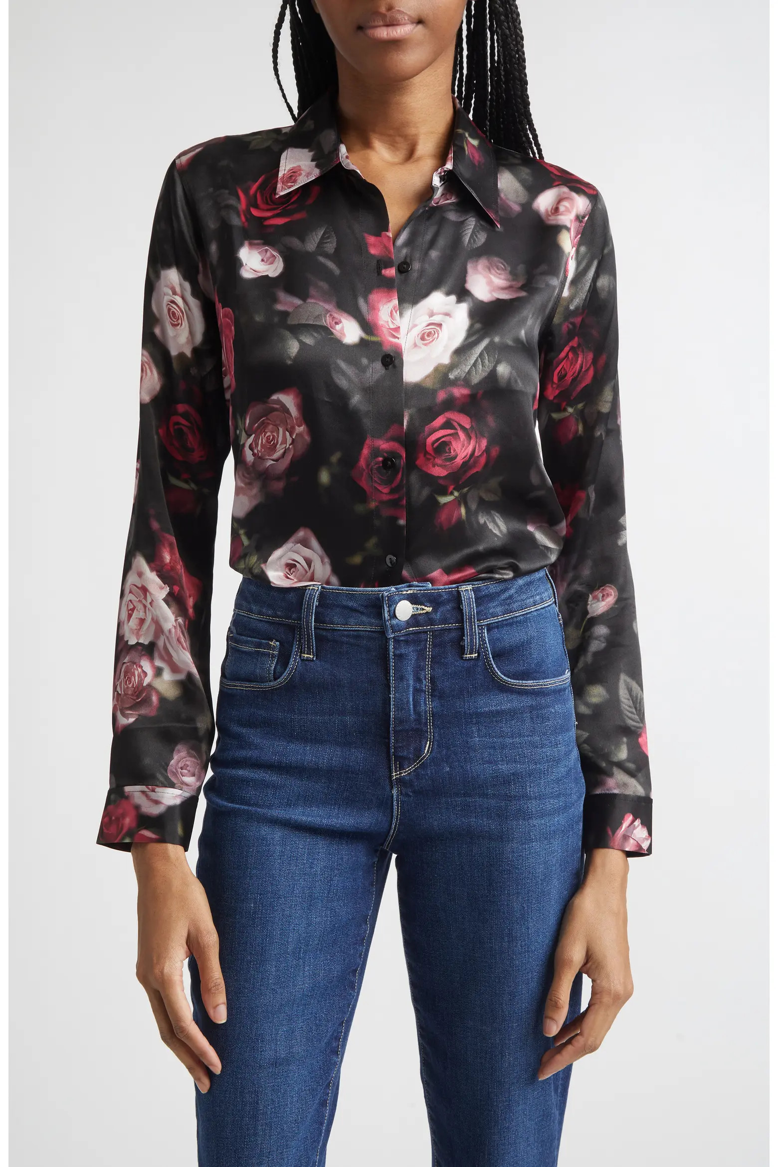 Tyler Silk Button-Up Shirt (Women) | Nordstrom | Nordstrom