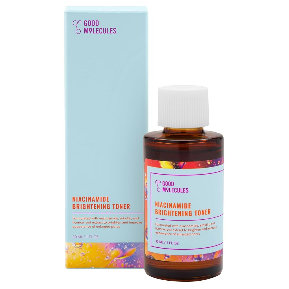 Good Molecules Niacinamide Brightening Toner - Toner for Face with Niacinamide and Arbutin for Sk... | Amazon (US)