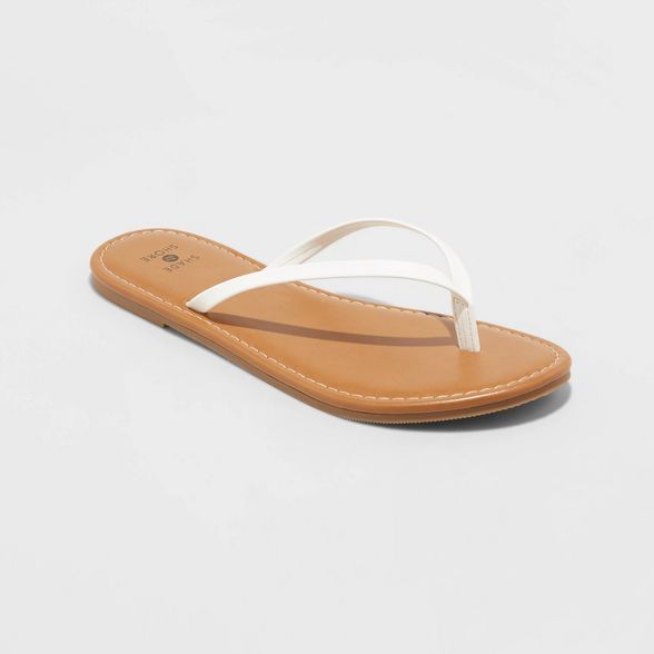 Women's Ava Skinny Strap Flip Flop Sandals - Shade and Shore™ | Target