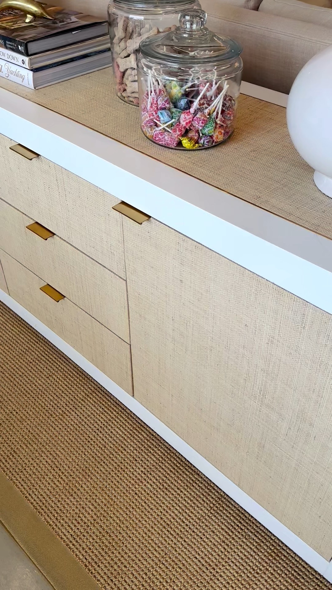 Elegant coastal chic — raffia panels framed in wood with a solid brass border, soft-closing drawers, and effortless style. Final hours to enjoy up to 25% off at Serena & Lily.


#sideboard #serenaandlily #coastalchic #homedetails #interiorstyling #curatedhome #luxuryhome #raffiapanels #woodandbrass #designinspo

#LTKSaleAlert #LTKHome