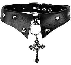 JOYMIN Fashion Choker Necklace PU Leather Halloween Collar Necklaces for Women Girls Goth Choker ... | Amazon (US)