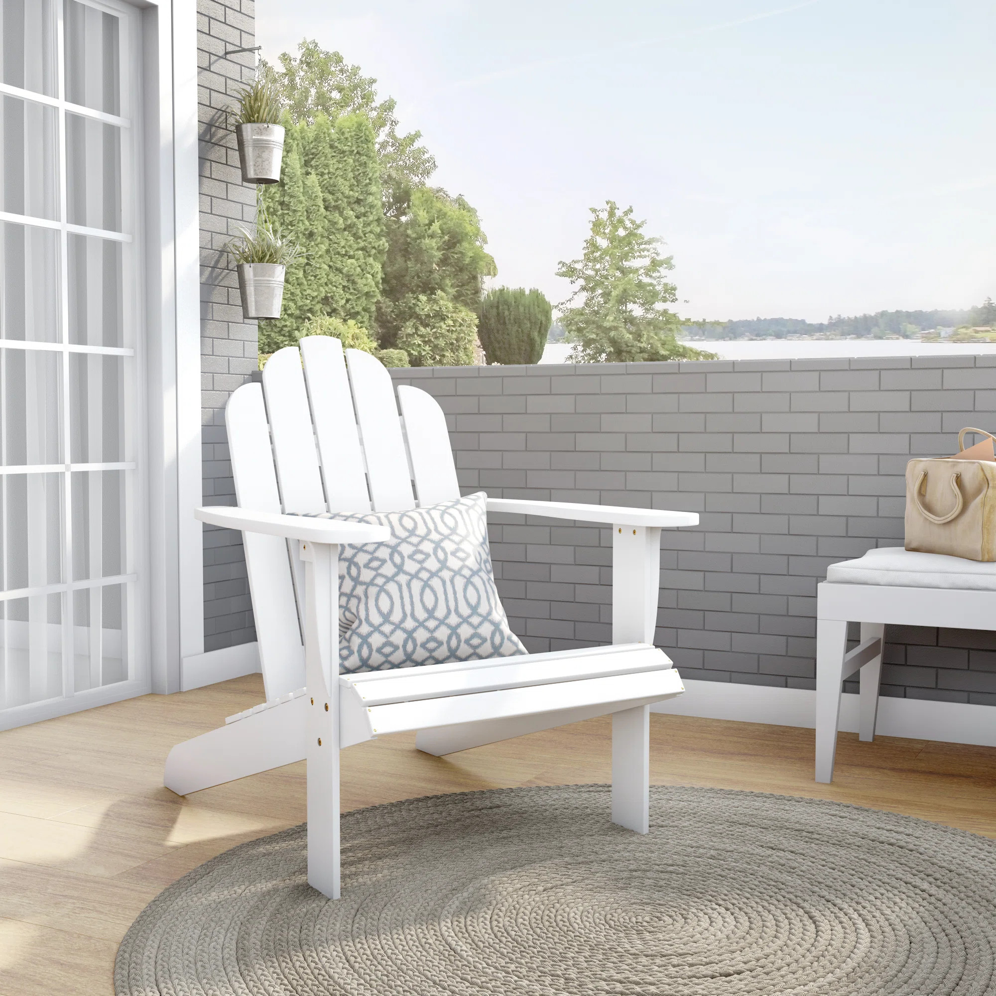 Langport Solid Wood Adirondack Chair | Wayfair North America