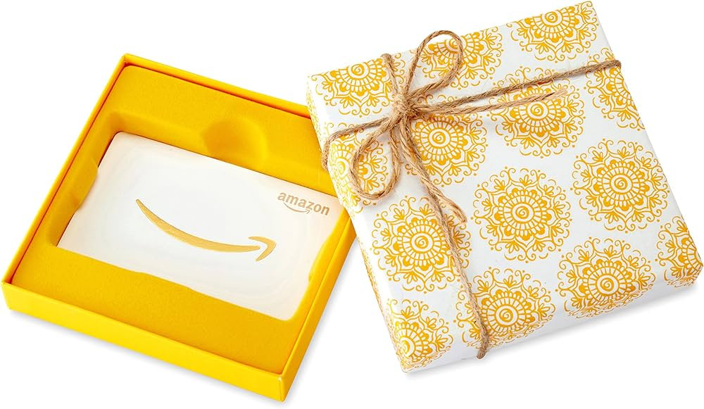 Amazon.com Gift Card in a Yellow Swirl Box | Amazon (US)