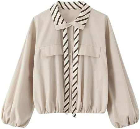 Chevara Women’s Casual Button Down Shirt Long Sleeve Lapel Collar Business Blouse Shirts | Amazon (US)