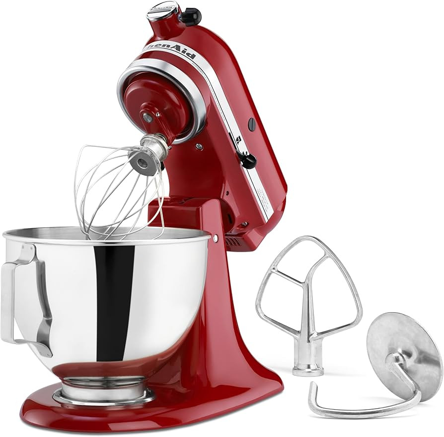 Kitchen Aid Tilt-Head Stand Mixer 4.5 Quart KSM85PBER, Empire Red | Amazon (US)