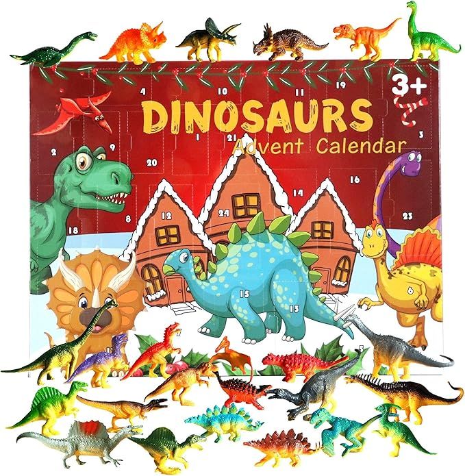 Hanizi Dinosaurs Advent Calendar for Kids, Christmas 24 Days Countdown Calender for Boys and Girl... | Amazon (US)