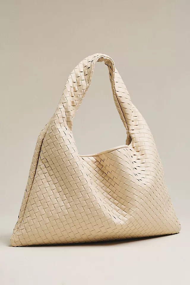Calla Oversized Woven Shoulder Bag | Anthropologie (US)