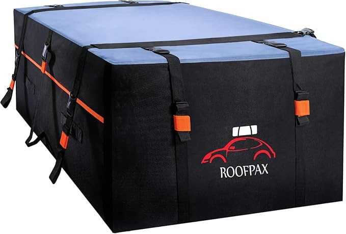 RoofPax Expandable 15/19 cft. Car Rooftop Cargo Carrier Bag Waterproof Storage Including Double Z... | Amazon (US)