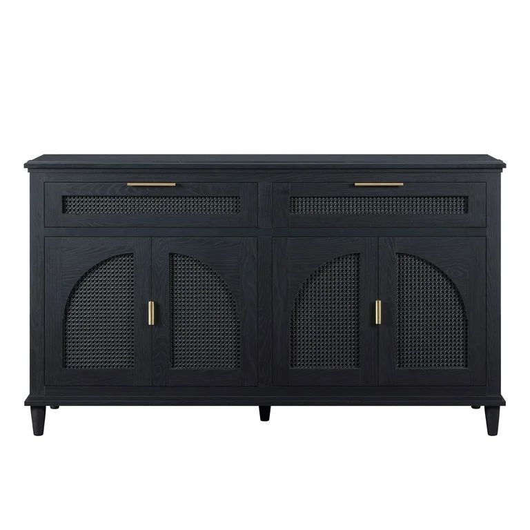 Beautiful Drew Rattan Media Console by Drew Barrymore, Black Finish | Walmart (US)