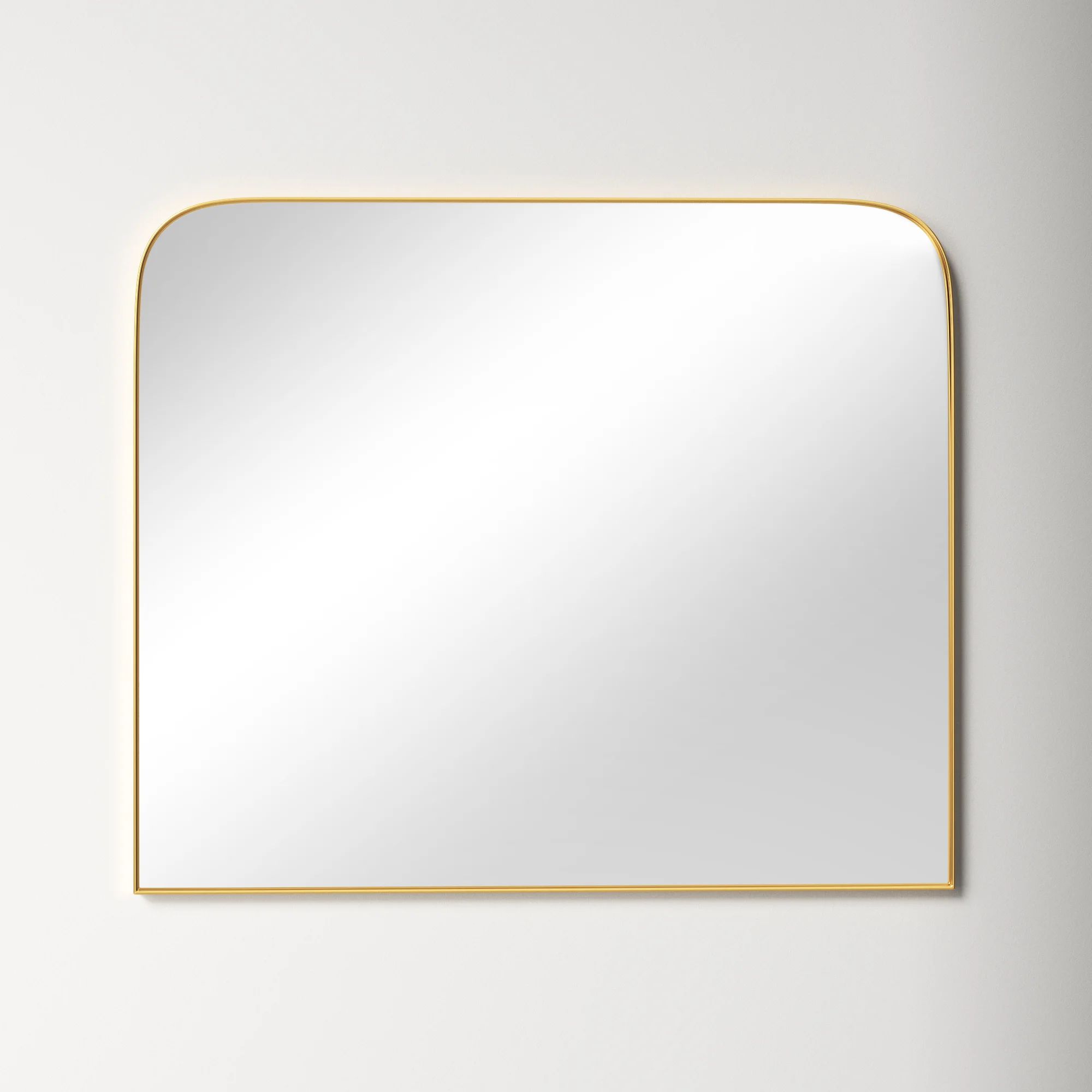 Eaton Rectangle Metal Wall Mirror | Wayfair North America