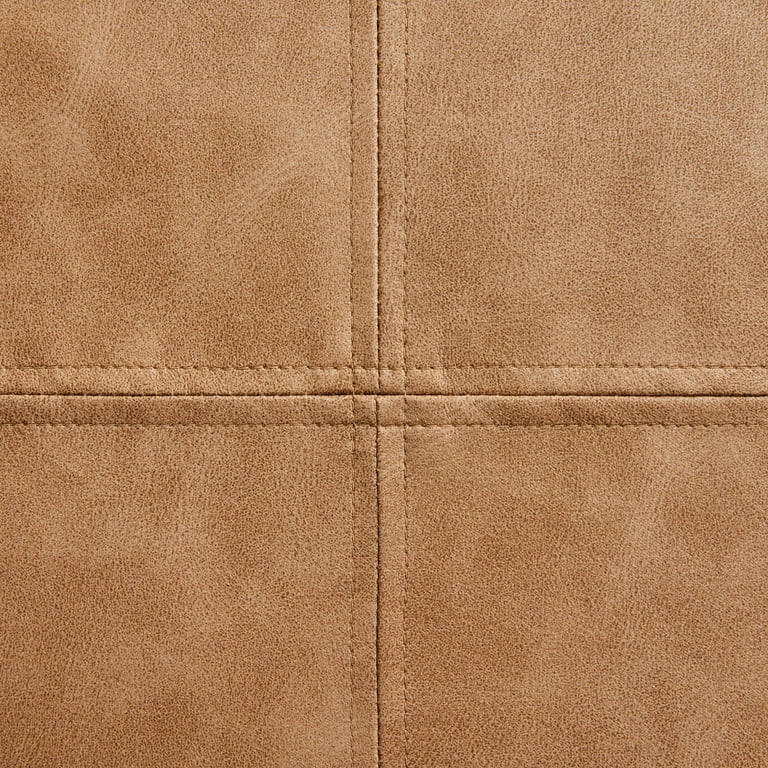 Better Homes & Gardens 14" x 24" Beige Vegan Leather Decorative Pillow | Walmart (US)