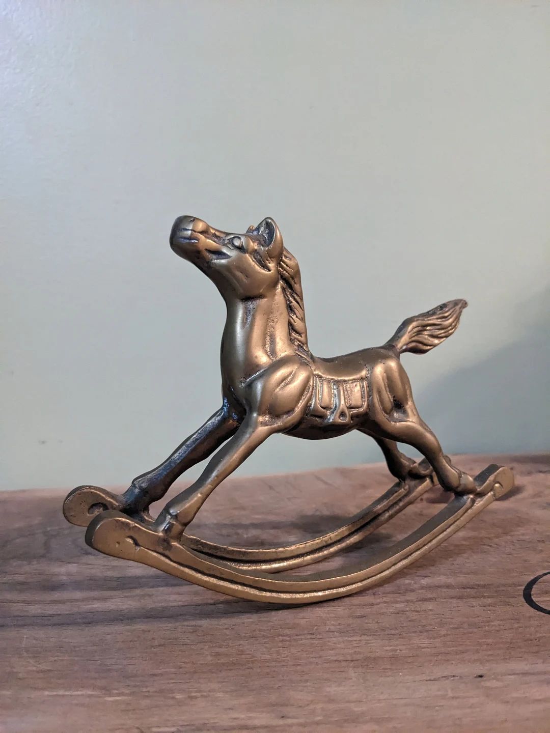 Miniature Brass Rocking Horse | Etsy (US)