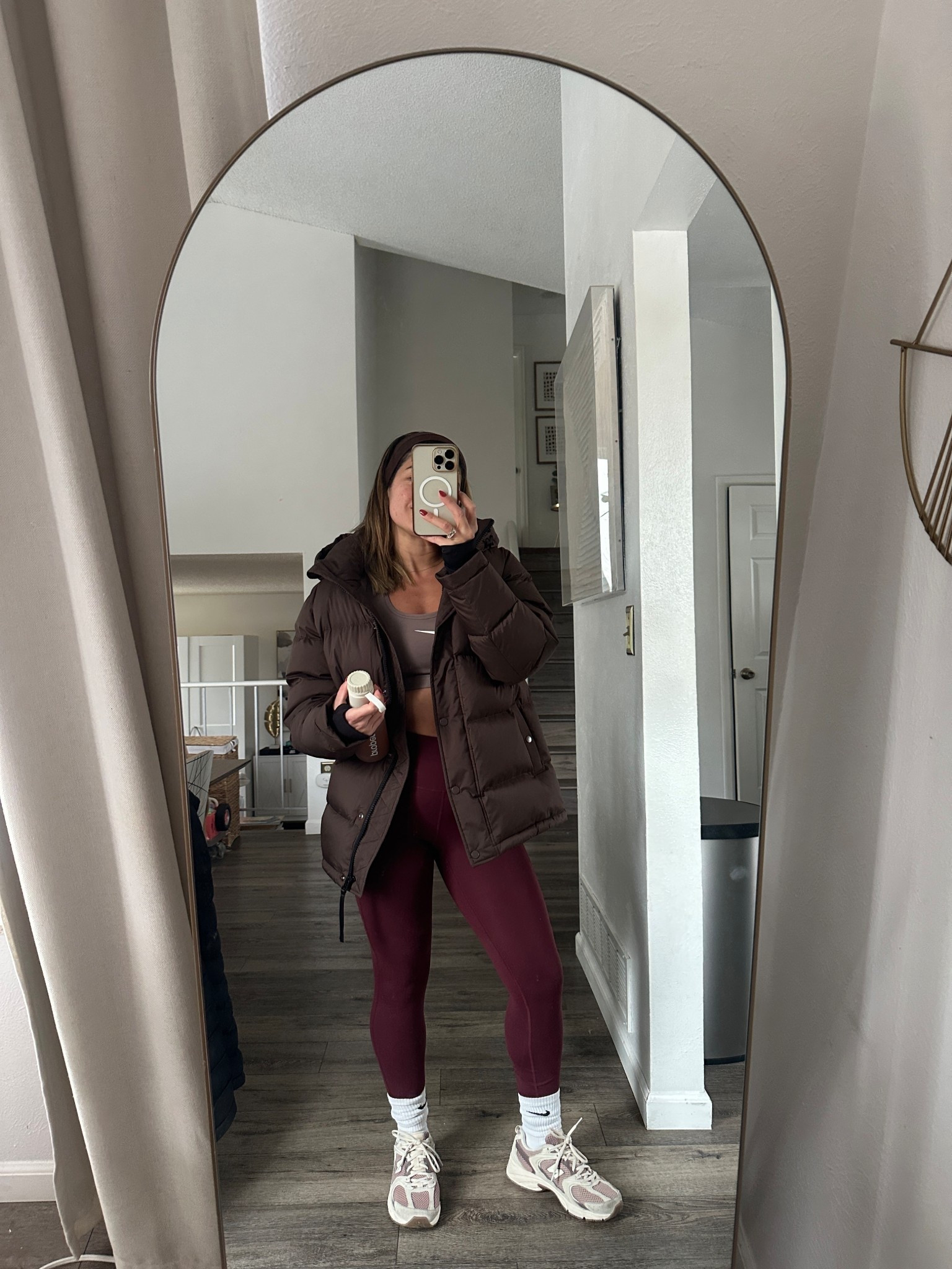 This puffer is the best! Super warm and how chic is this color! 
Use code INFG-26CHICTALKCH10 for 10% off your first purchase. 
Puffer size small
Sports bra size small
Leggings size xs


#LTKActive #LTKmomlife #LTKootd