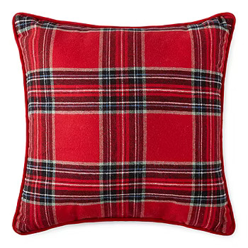 North Pole Trading Co. Plaid Square Throw Pillow | JCPenney
