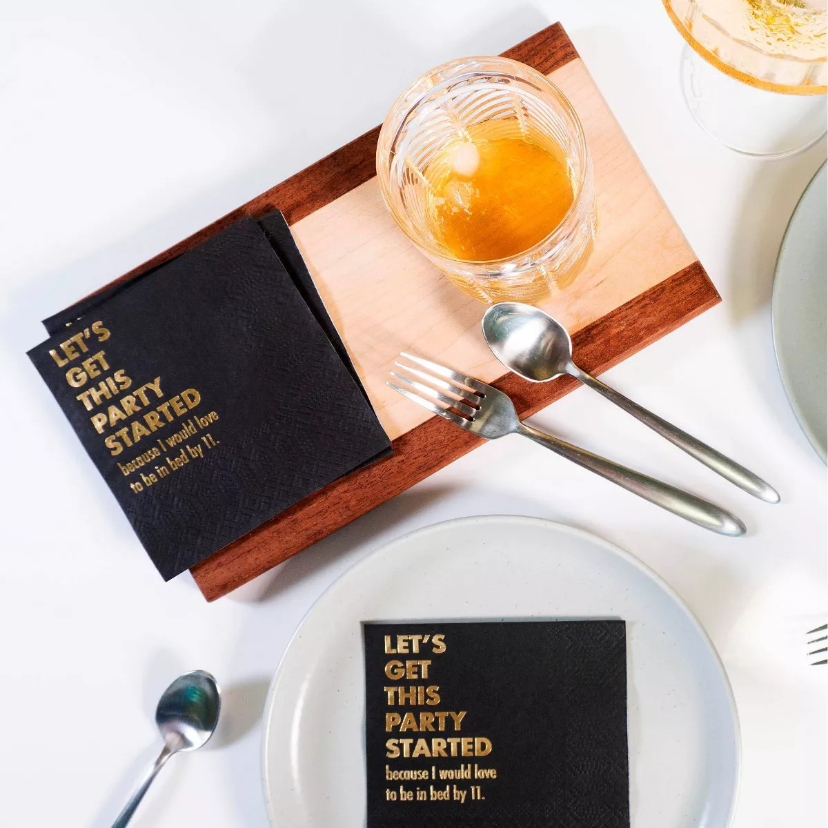 Pretty Alright Goods 20ct 'Let's Get This Party Started' Cocktail Napkins | Target