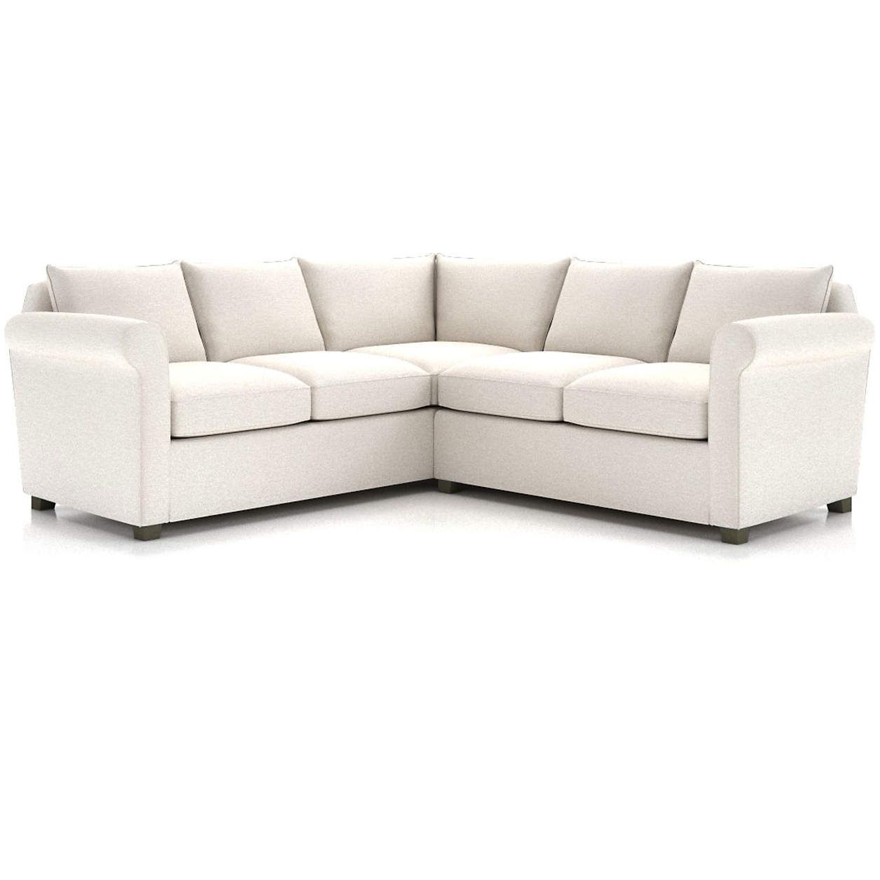 Hayward 2-Piece Left Arm Corner Sofa Rolled Arm Sectional + Reviews | Crate and Barrel | Crate & Barrel