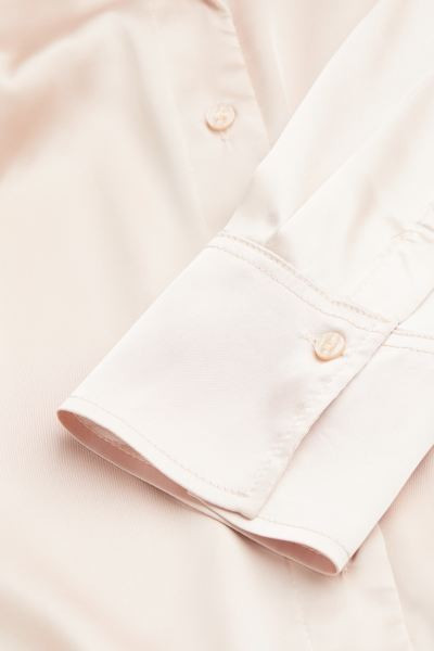 V-neck Blouse - Light pink - Ladies | H&M US | H&M (US + CA)