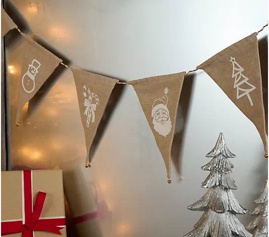 Cozy Cottage by Liz Marie Holiday Icons Hanging Garland - QVC.com | QVC