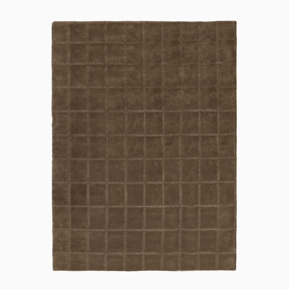 Amber Grid Wool Rug | West Elm (US)