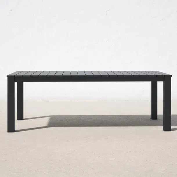 Ammelie 86.5'' Metal Outdoor Dining Table | Wayfair North America