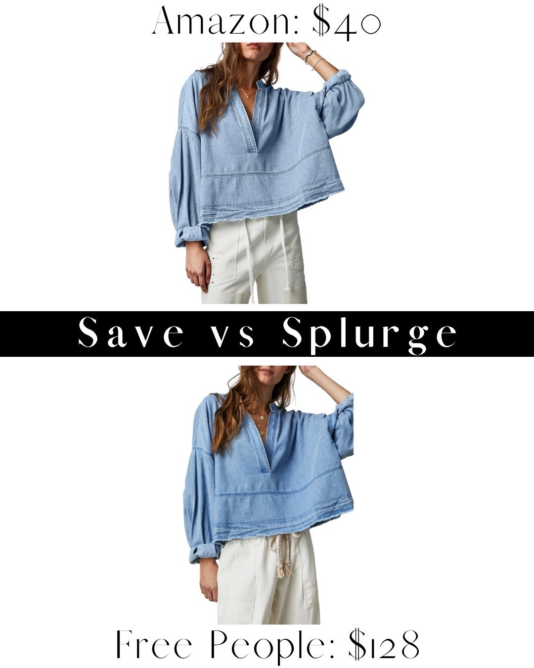 This is a great save vs splurge look for less! I have the free people version and love that there is a more aff version out now! 

#LTKgrwm #LTKSaleAlert #LTKmomlife