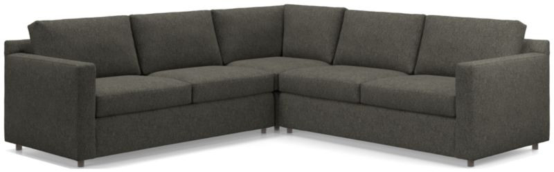 Barrett II 3-Piece Sectional + Reviews | Crate & Barrel | Crate & Barrel