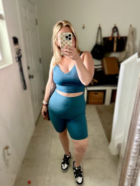 Spring and summer workout wear from Amazon! ☀️

 Spring outfit, travel outfit Amazon workout sets, bike shorts outfits, vacation outfits, spring break, travel outfit, gym sets 

#LTKfindsunder50 #LTKfitness #LTKmidsize