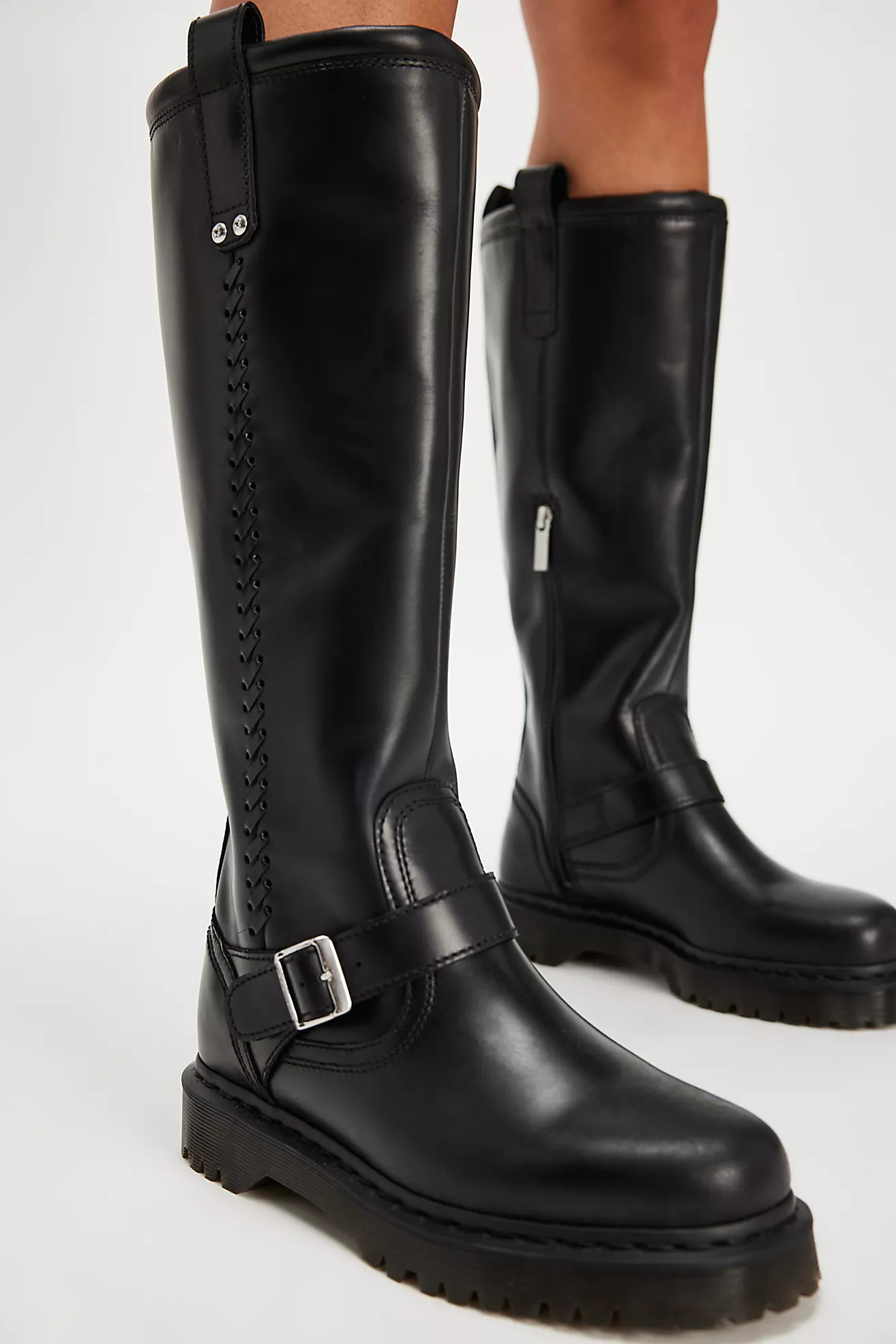 Dr. Martens Anistone Knee-High Boots | Free People (Global - UK&FR Excluded)