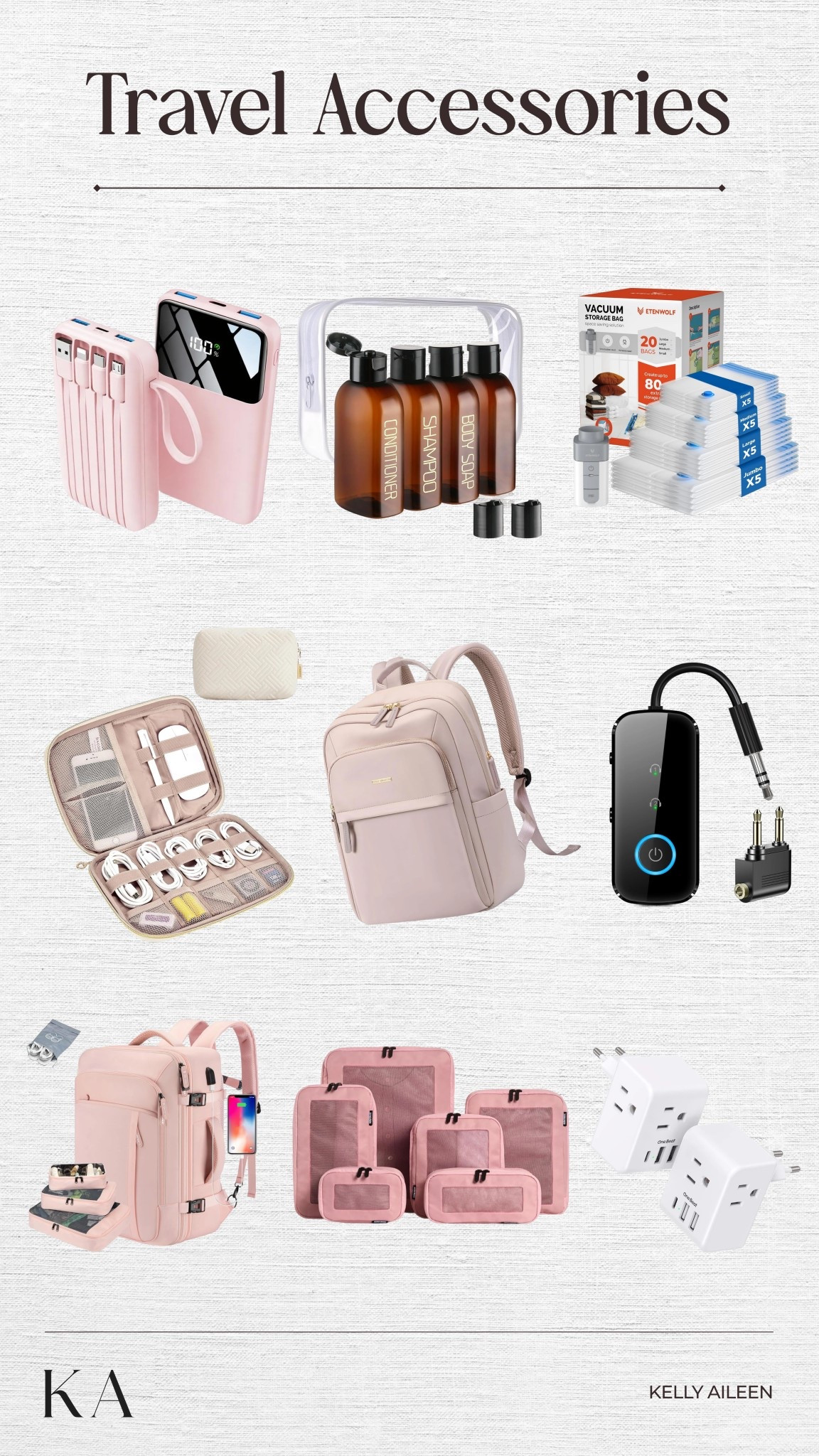 Travel accessories that make packing easier and trips smoother, smart, compact finds I always reach for when I’m on the go. 
#TravelAccessories
#TravelEssentials
#PackingEssentials

#LTKTravel