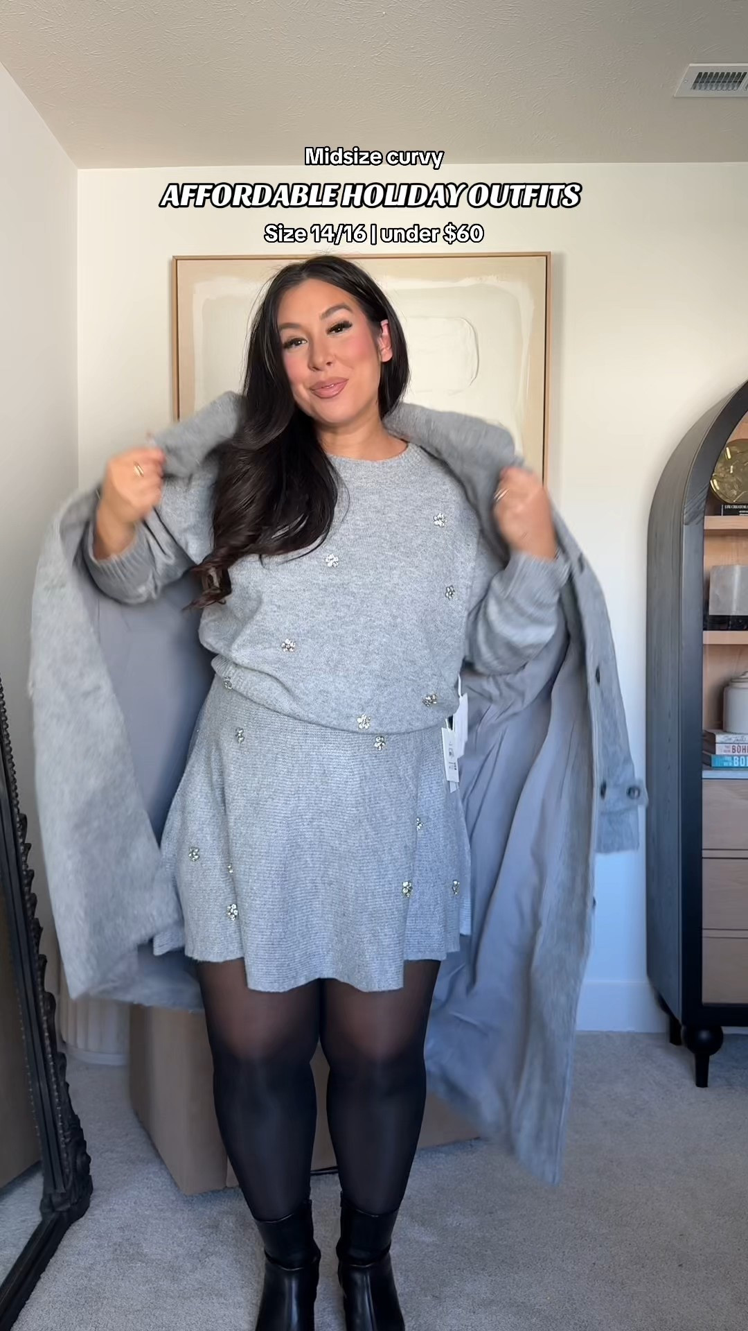 Affordable midsize holiday outfits under $60 as a size 14/16. Let me know your favorite #midsizestyle #midsizeoutfit #size14style #holidaydress #walmartstyle

#LTKMidsize #LTKHoliday