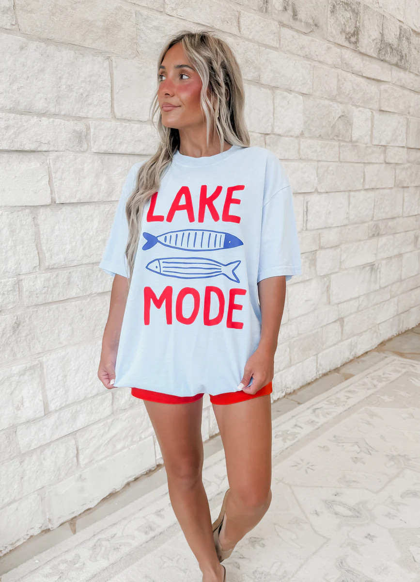 Lake Mode Graphic Fish Tee | CK Squared Boutique