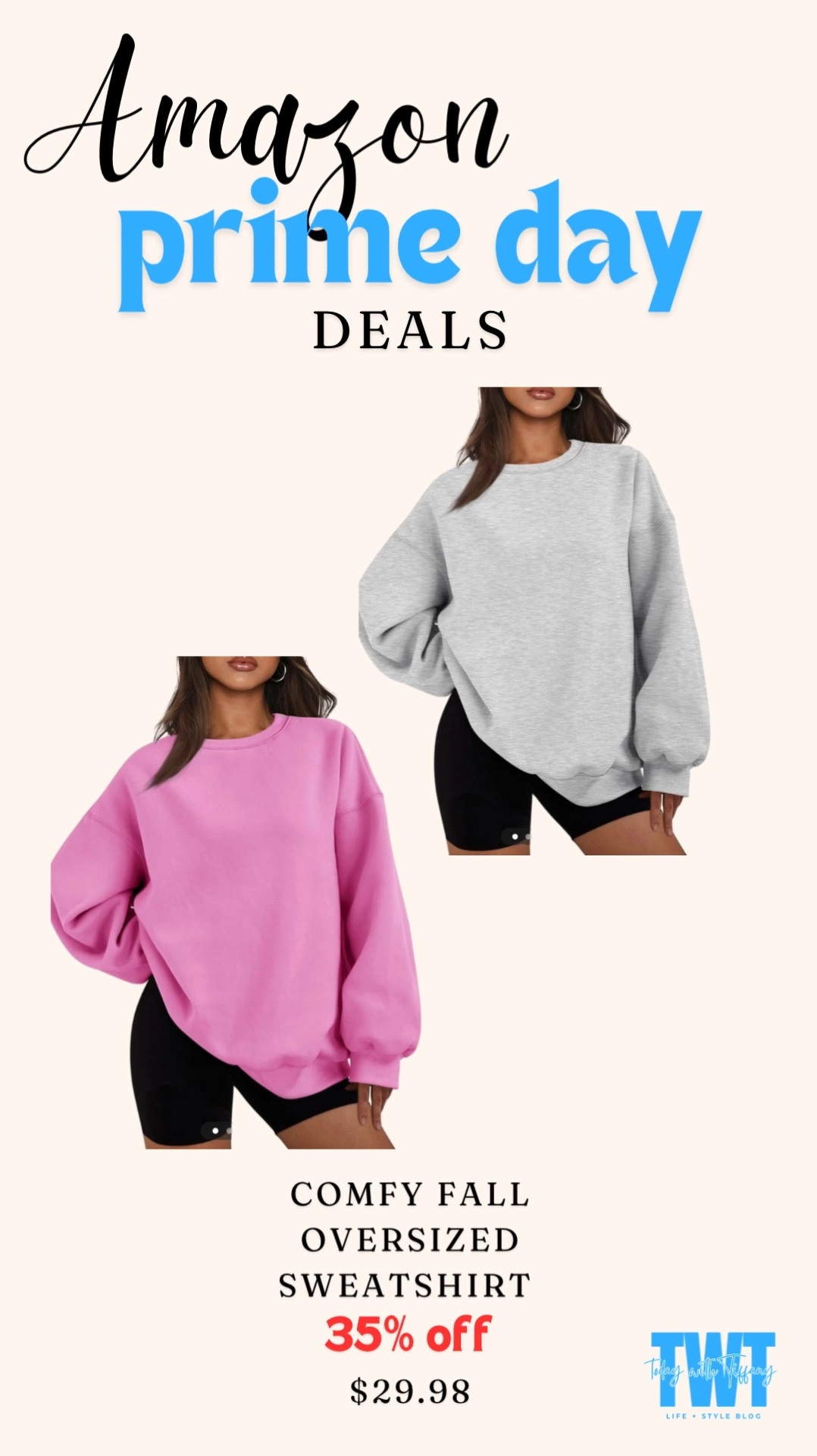 The comfiest sweatshirts for all year long 💗 so many colors to choose from! Amazon Prime Deals have already begun! Happy shopping 🤍

#LTKFindsUnder50 #LTKSaleAlert
