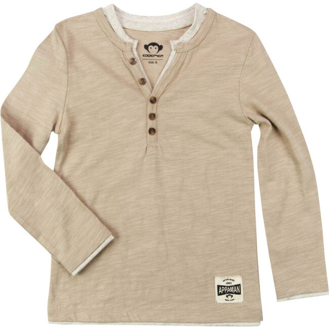 Camden Long Sleeve, Tan | Maisonette