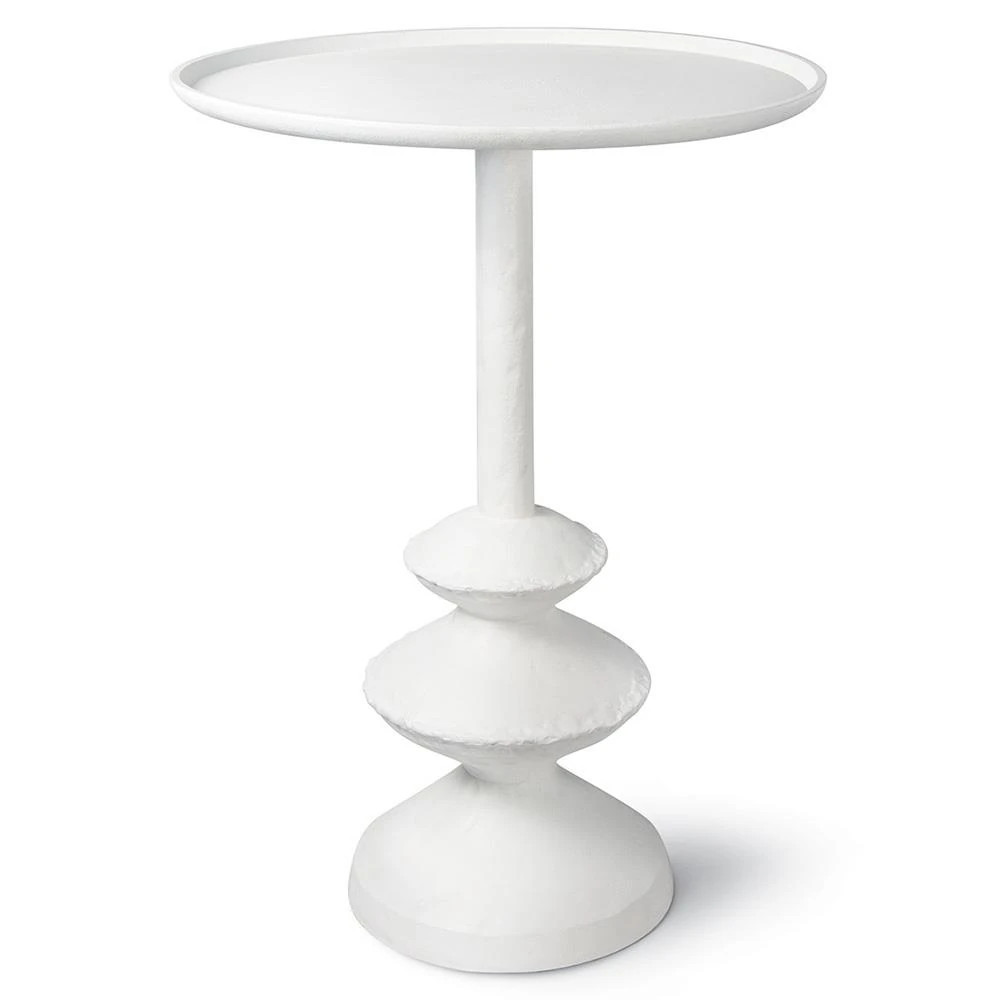 Hope Coastal White Aluminum Table | Kathy Kuo Home