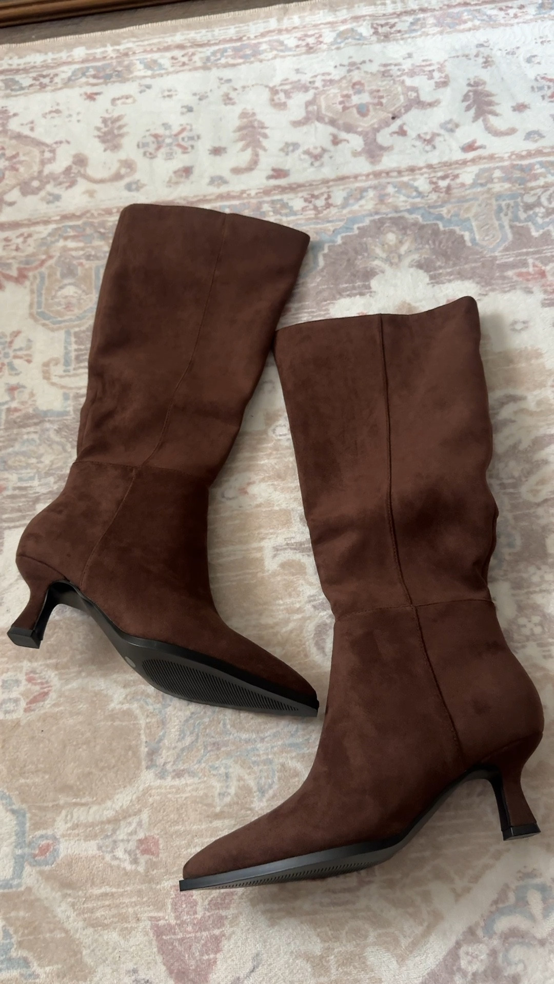 Suede brown boots size 7.5 

#LTKSeasonal #LTKFindsUnder100