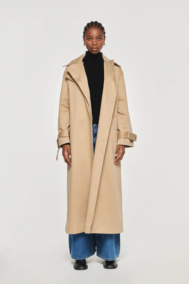 GILDA MAXI TRENCH COAT | ALIGNE UK & EU