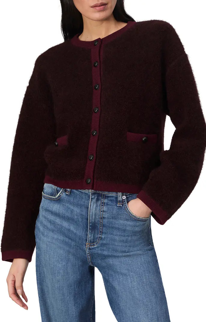 rag & bone Kaia Boxy Bouclé Cardigan | Nordstrom | Nordstrom