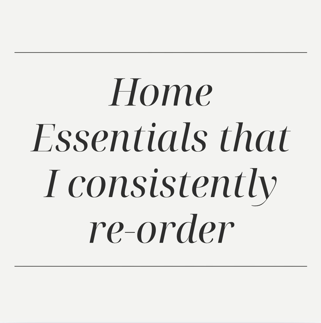 These products are consistently in rotation, and I love them! ￼