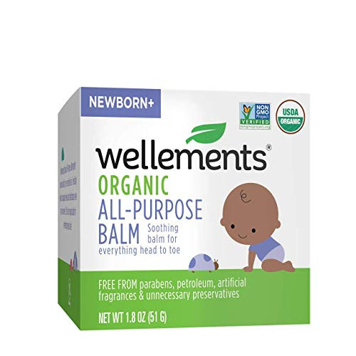 Wellements Organic All Purpose Balm, 1.8 Fl Oz, Soothing Head to Toe Balm for Infants and Toddlers,  | Amazon (US)