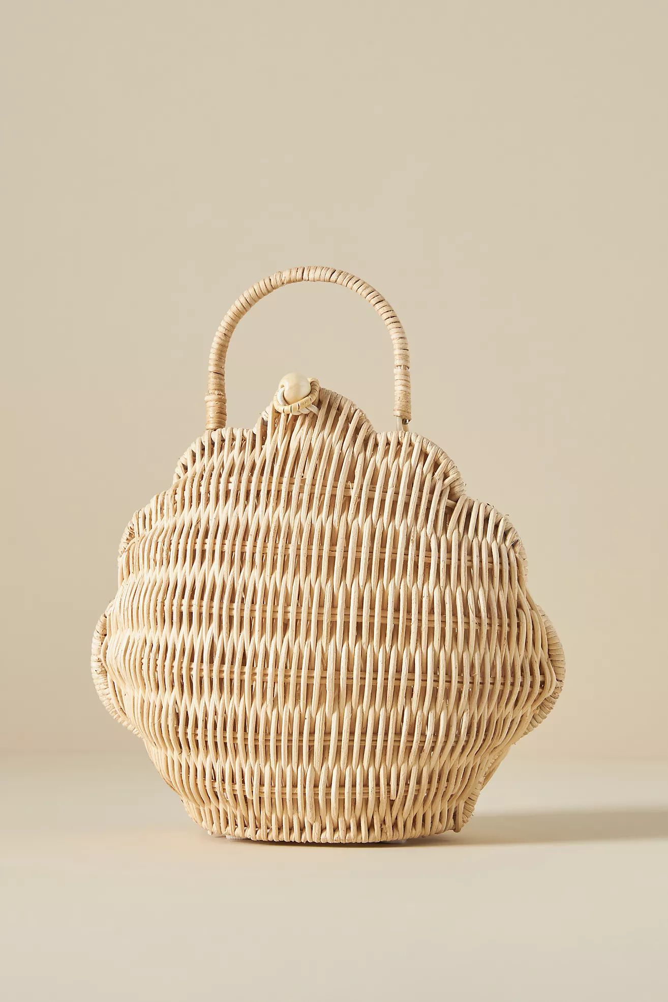 Olli Ella Rattan Shell Bag | Anthropologie (US)