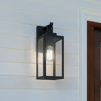 Quoizel Breitling 1-Light 13.5-in H Matte Black Outdoor Wall LightItem #1479172 |Model #LWS3747A | Lowe's