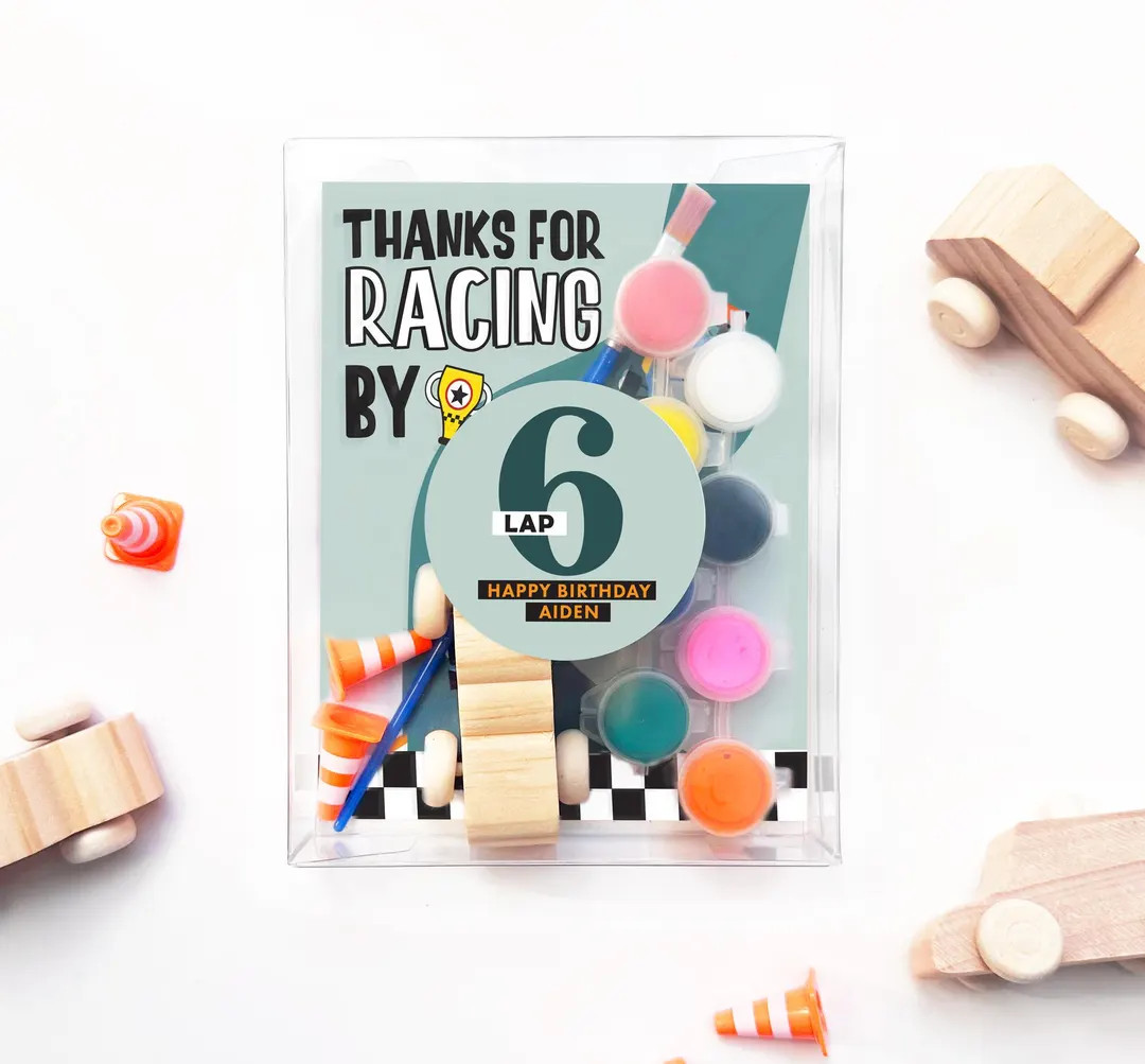 Kids Car Paint Party Favor - Two Fast Birthday - Fast One Party - Racecar Party Favor - Car Paint... | Etsy (US)