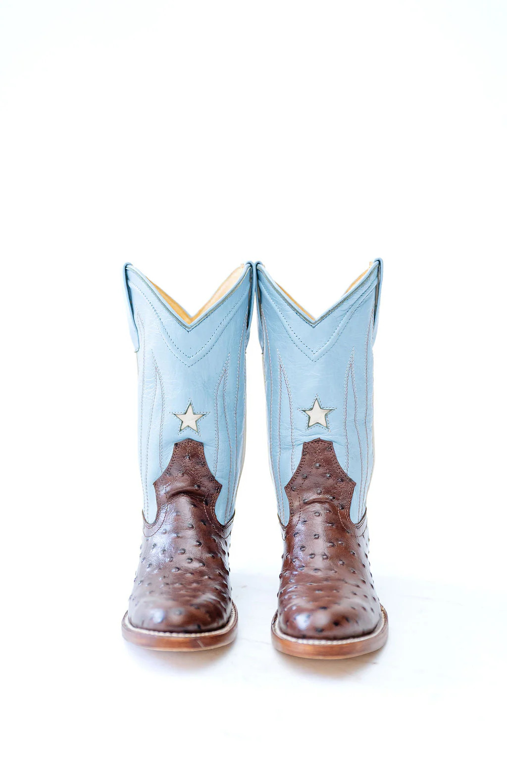 Charlie Kids Cowboy Boot in Powder Blue | Petite Paloma