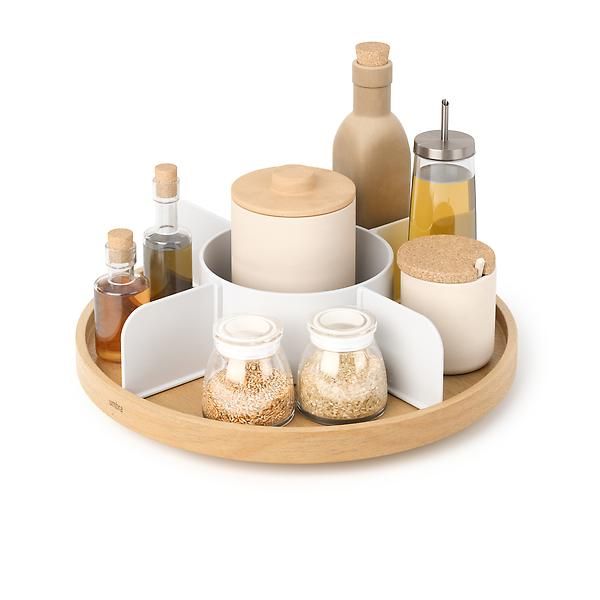 Umbra Bellwood Divided Lazy Susan | The Container Store