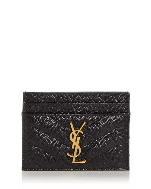 SAINT LAURENT Cassandre Matelasse Card Case  | Bloomingdale's Gifts Holiday Gifts For Her | Bloomingdale's (US)