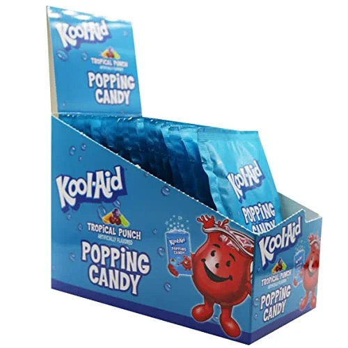 Kool-Aid Popping Candy, Single Pouch 0.33 Oz (Pack Of 20) (Tropical Punch) | Walmart (US)