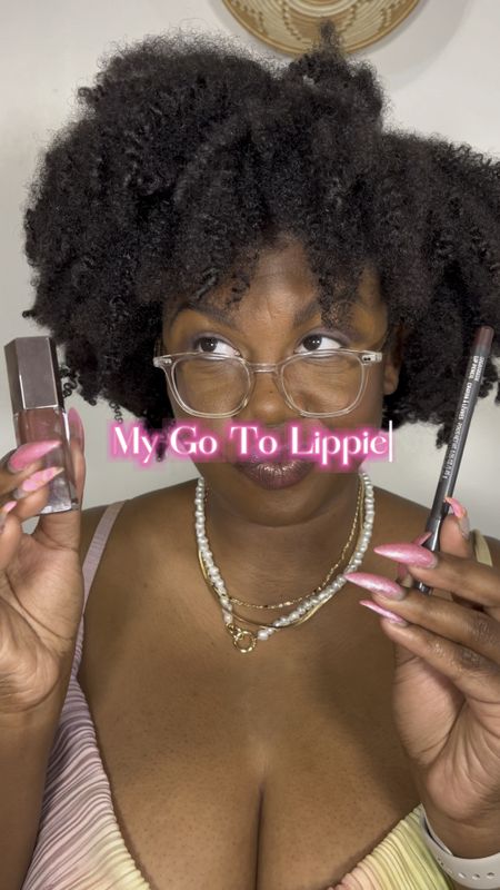 My go to lippie is MAC Lip Liner Pencil in Nightmoth and 
FENTY BEAUTY by Rihanna Gloss Bomb Universal Lip Luminizer in Hot Chocolit Fantasy

#LTKSeasonal #LTKVideo #LTKbeauty