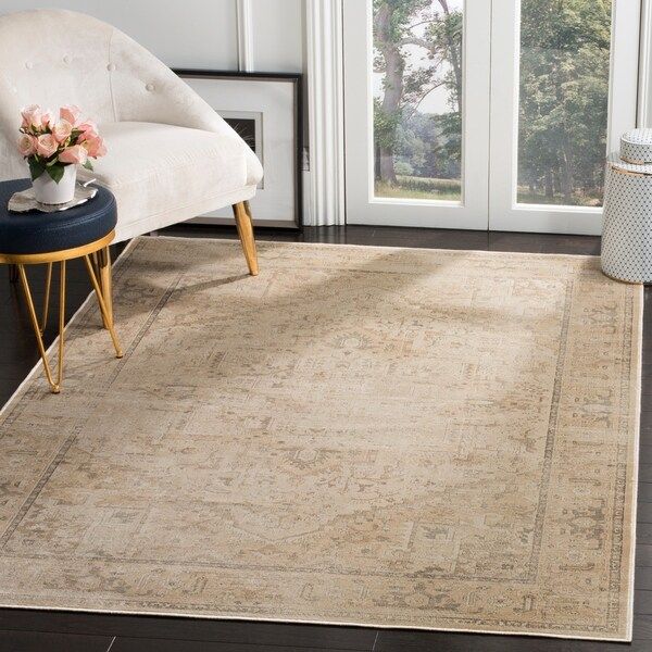 Safavieh Vintage Oriental Stone Distressed Silky Viscose Rug - 9' x 12' | Bed Bath & Beyond