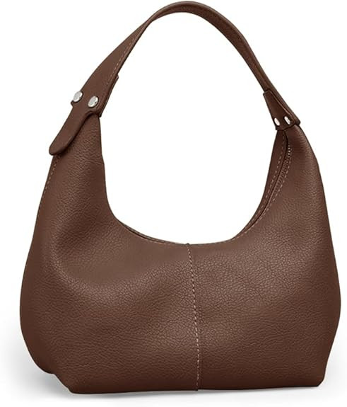 NIUEIMEE ZHOU Shoulder Bags for Women Retro Vegan Leather Hobo Handbags Clutch Purse Tote | Amazon (CA)