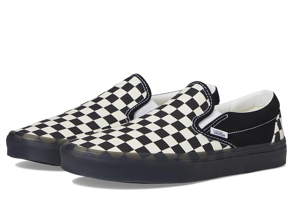 Vans Classic Slip-On Checkerboard Skate Shoes Checkerboard White/Black: Men's 3.5 - Women's 5 Medium | Zappos.com